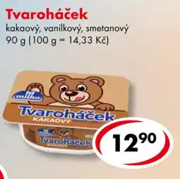 CBA Milho Tvaroháček kakaový nabídka