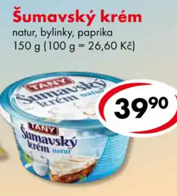 CBA Tany šumavský krém natur nabídka