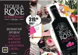 Adam Tequila Rose strawberry cream liqueur nabídka