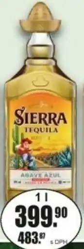 Adam Sierra tequila nabídka