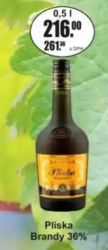 Adam Pliska Brandy 36% nabídka