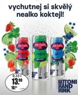 Adam Mattoni grand drink nabídka