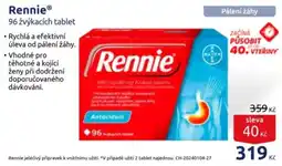 Benu Rennie žvýkací tablet nabídka
