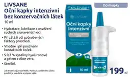 Benu LIVSANE Oční kapky Intenzivní nabídka