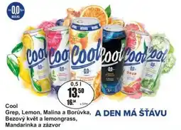 Adam Cool Grep, Lemon, Malina a Borůvka, Bezový květ a lemongrass, Mandarinka a zázvor nabídka