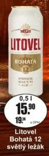 Adam Litovel Bohatá 12 světlý ležák nabídka