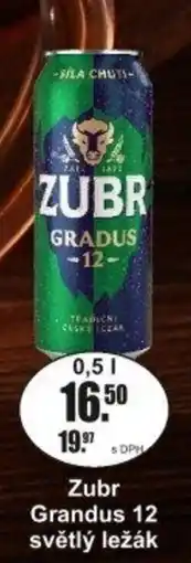 Adam Zubr grandus 12 světlý ležák nabídka