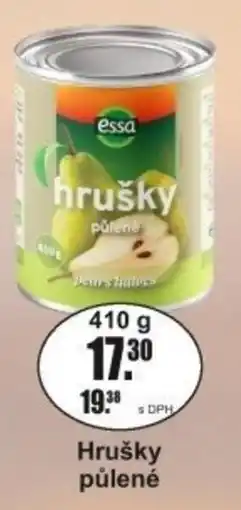 Adam essa hrušky půlené nabídka