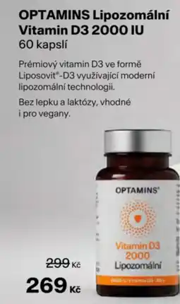 Benu Optamins lipozomální vitamin d3 2000 Iu nabídka