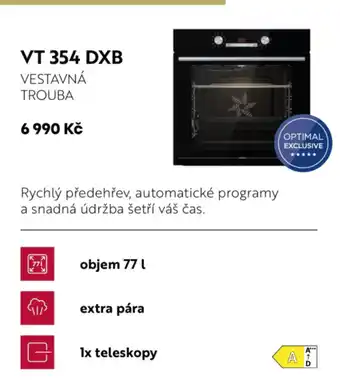Vt 354 dxb vestavná trouba
