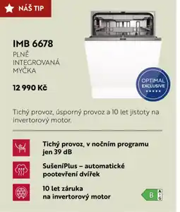 Möbelix Imb 6678 plně integrovaná myčka nabídka