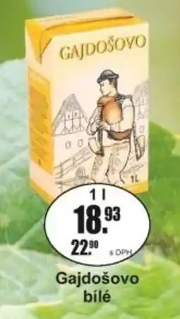 Adam Gajdošovo bílé nabídka