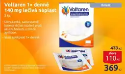 Benu Voltaren 1× denně 140 mg lečivá náplast nabídka