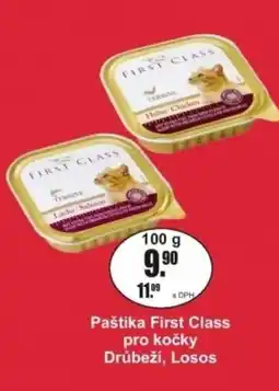 Adam Paštika First Class pro kočky Drůbeží, Losos nabídka