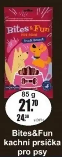 Adam Bites&Fun kachní prsička pro psy nabídka