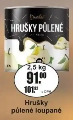 Adam Dante hrušky půlené loupané nabídka