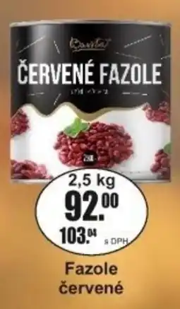 Adam Bavaria červené fazole nabídka