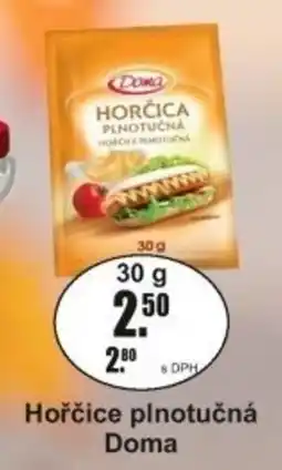 Adam Doma hořčice plnotučná nabídka