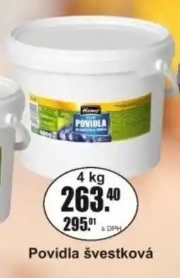 Adam Hanel povidla švestková nabídka