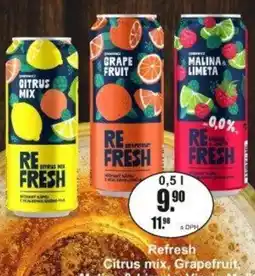 Adam Refresh Citrus mix, Grapefruit, Malina & Limeta nabídka