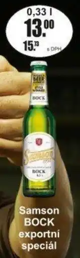 Adam Samson Bock exportní speciál nabídka