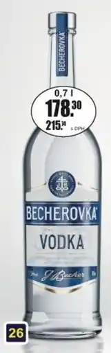 Adam Becherovka vodka nabídka