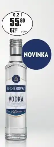 Adam Becherovka Vodka nabídka