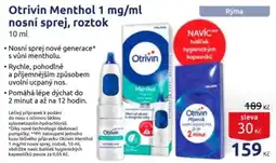 Benu Otrivin Menthol nosní sprej nabídka