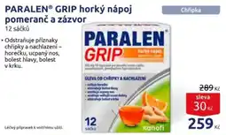 Benu Paralen grip horky napoj pomeranc a zazvor nabídka