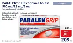 Benu Paralen grip chřipka a bolest nabídka