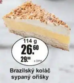Adam Brazilský koláč sypaný oříšky nabídka