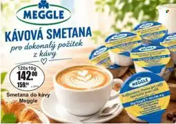 Adam Meggle kávová smetana nabídka