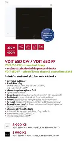 Möbelix Indukční vestavná sklokeramická deska nabídka