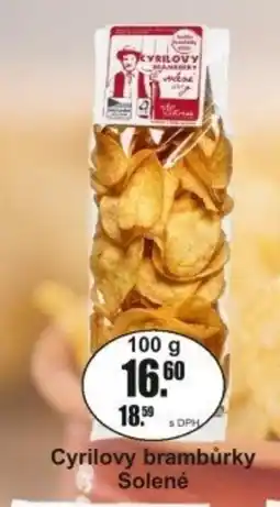 Adam Cyrilovy brambůrky Solené nabídka
