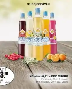 Adam YO sirup nabídka