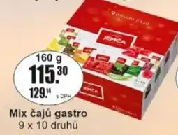 Adam Jemca mix čajů gastro nabídka