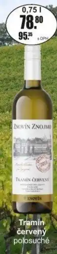 Adam Tramín červený polosuche nabídka