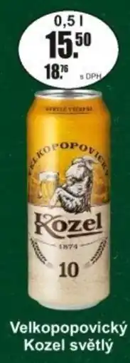 Adam Kozel Velkopopovický světlý nabídka