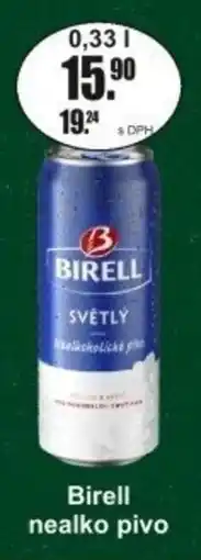 Adam Birell světlý nealkoholické pivo nabídka