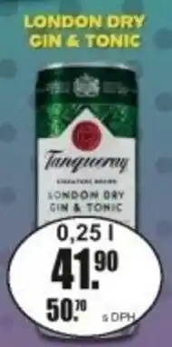 Adam Tanqueray London Dry Gin & Tonic nabídka