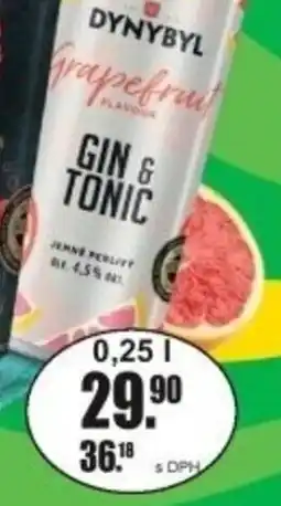 Adam Dynbyl gin & tonic jemně perlivá nabídka