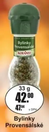 Adam Kotányi bylinky provensálské nabídka