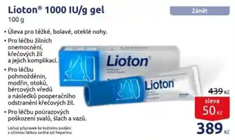 Lioton 1000 IU/g gel