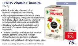 Benu Leros vitamín c imunita nabídka