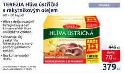 Benu Terezia hlíva ústřičná s rakytňkovým olejem nabídka