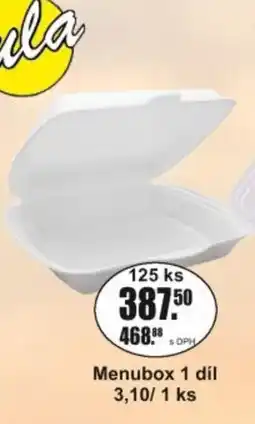 Adam Menubox 1 dil nabídka
