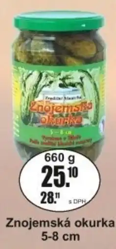 Adam Znojemská okurka nabídka