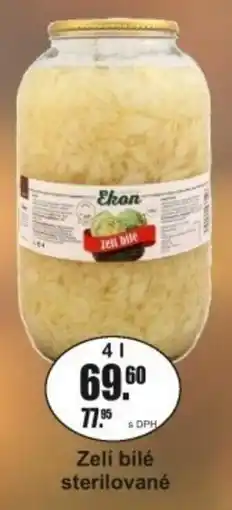 Adam Ekon zelí bílé sterilované nabídka