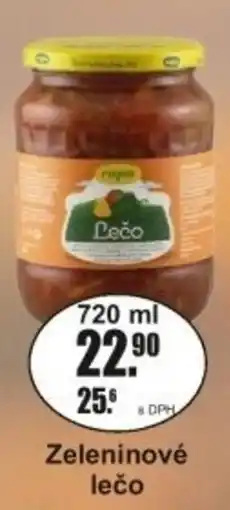 Adam Bečo zeleninové lečo nabídka