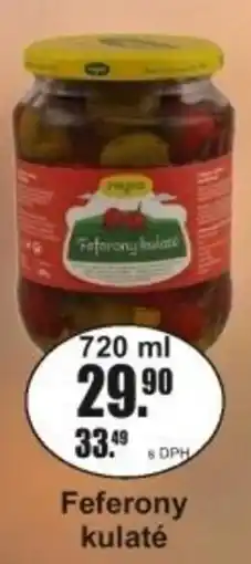 Adam Rapa feferony kulaté nabídka